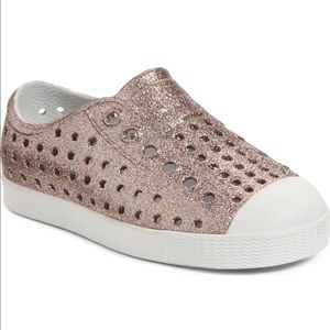 Native Shoes Jefferson Bling Glitter Slip on